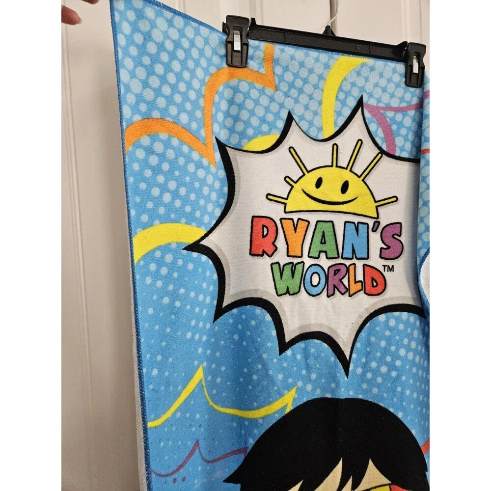 Ryan's World Bath / Beach Towel 23 X 50 Inches Moe Combo Panda Gus